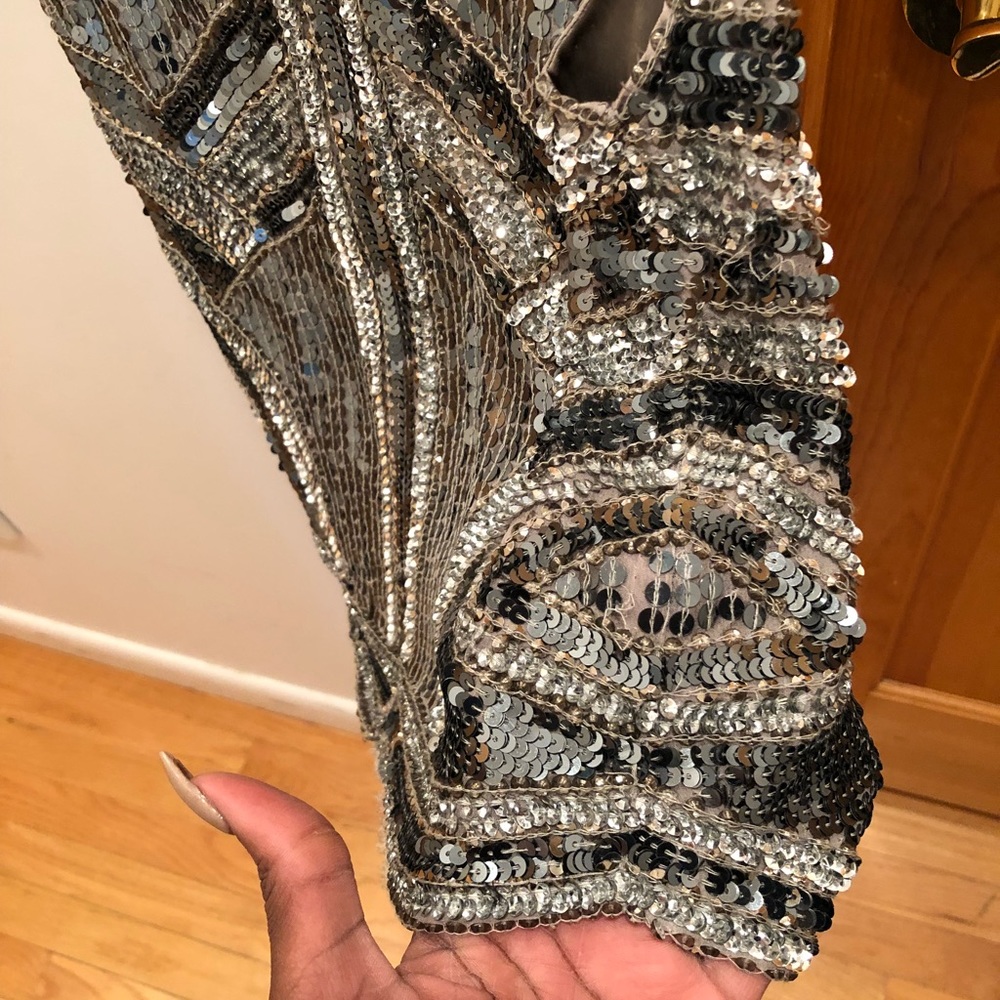 🍾HP🍾Parker Sequin Crop Top - Picture 6 of 8